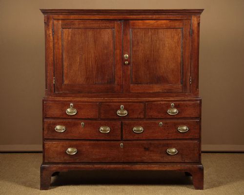 Welsh Oak Kitchen Cupboard C.1790