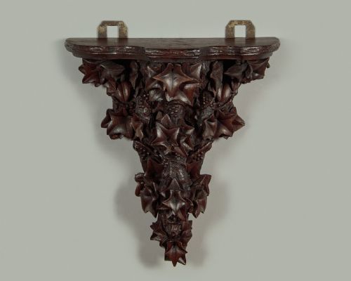 Carved Oak Wall Bracket C.1880
