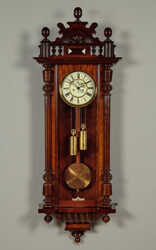 Vienna Wall Clock by Gustav Becker C.1880