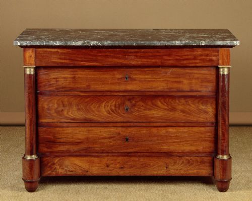 French Empire Marble Top Commode C.1820