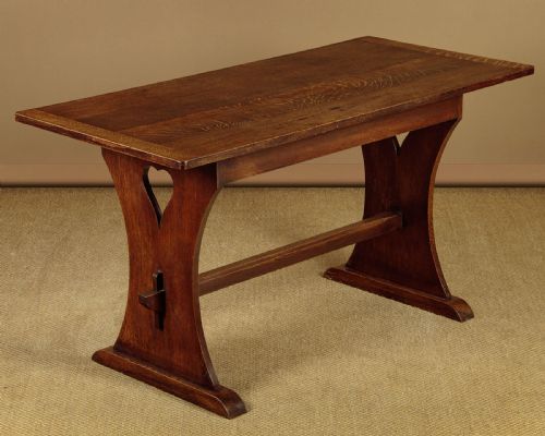 Small Arts & Crafts Oak Dining Table C.1930