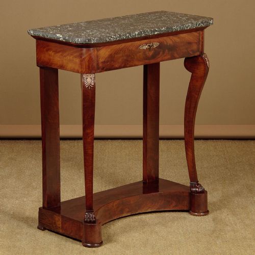 Small Marble Top Console Table C.1860