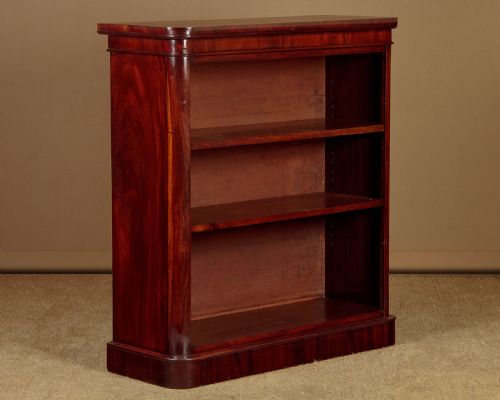 Small Mahogany Open Bookcase C.1880