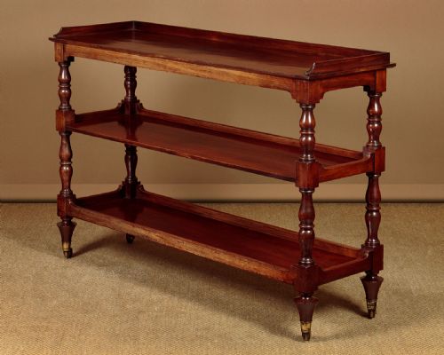 Mahogany Three Tier Buffet C.1860