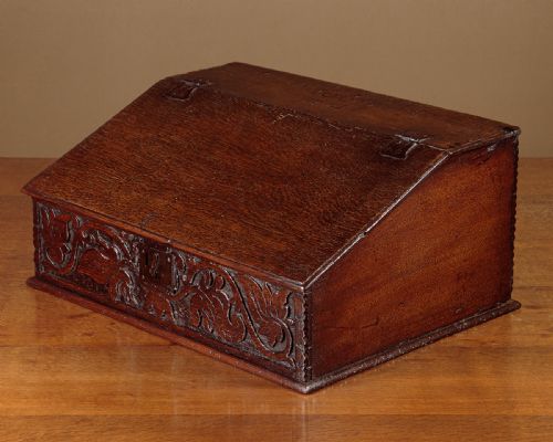 Oak Bible Box Dated 1666