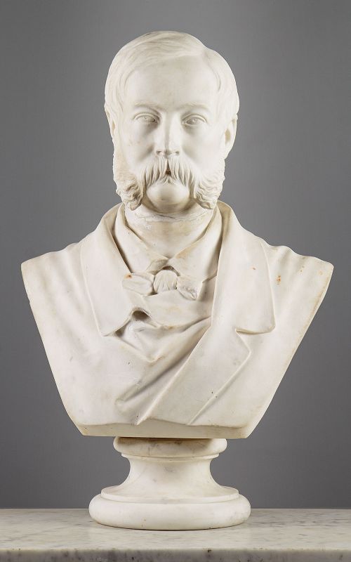 Large Marble Bust of a Gentleman C.1870