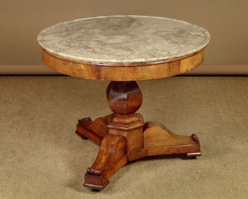 Marble Top Gueridon Centre Table C.1860
