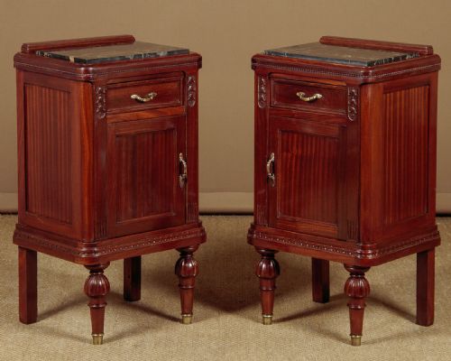 Pair of Italian Art Deco Bedside Cabinets C.1925