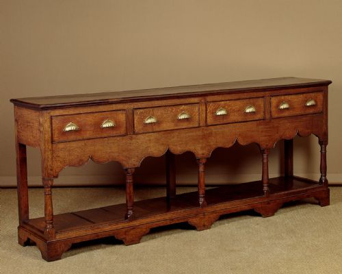 Long Oak Dresser Base C.1790
