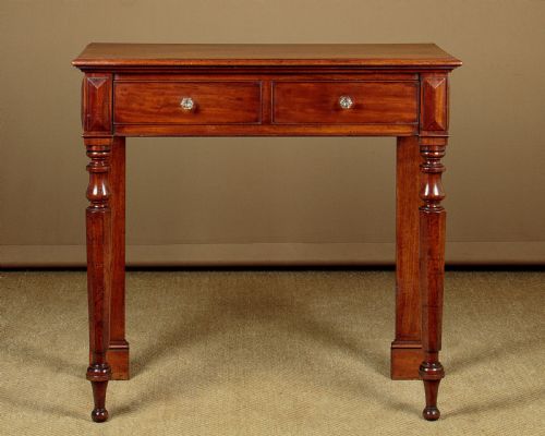 Two Drawer Mahogany Side Table C.1850