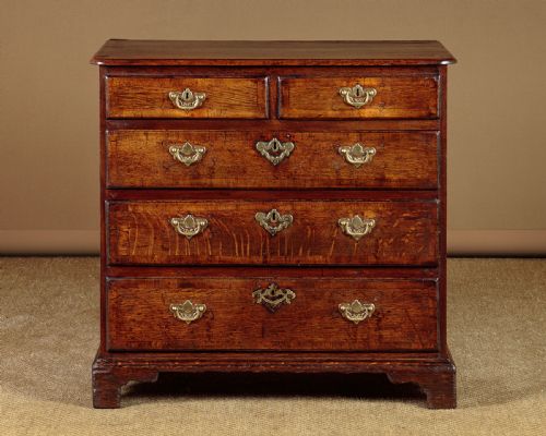 Small Georgian Oak Chest of Drawers C.1780