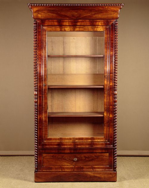French Mahogany Bookcase C.1860