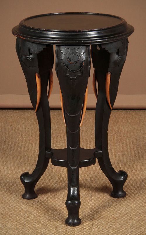 Anglo-indian Elephant Head Table C.1890