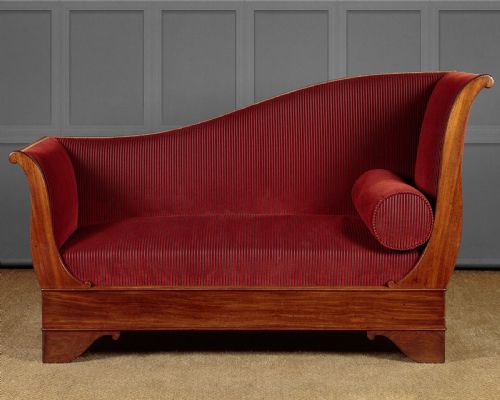 Short Mahogany Couch C.1830