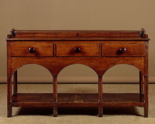 Unusually Small Welsh Dresser Base C.1800