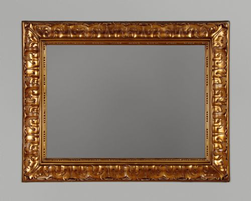 Large Gilded Gesso Wall Mirror C.1930