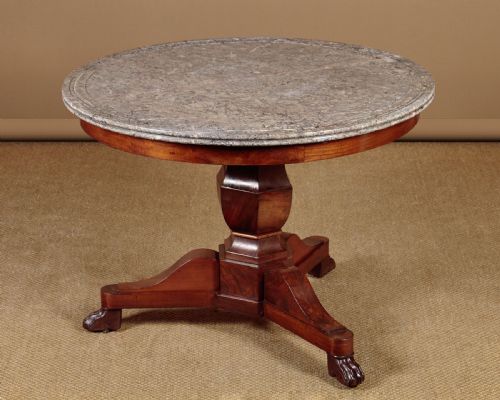 Marble Top Gueridon Centre Table C.1860