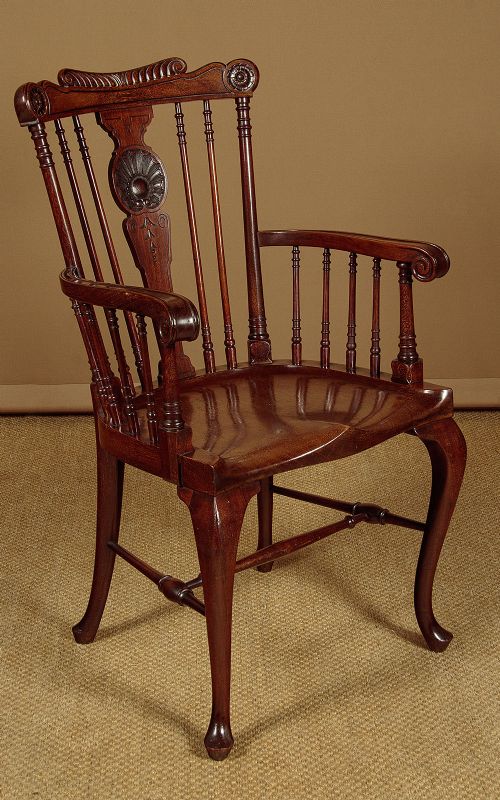 Mahogany Windsor Armchair C.1900