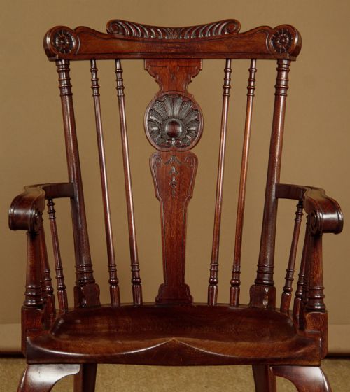 fig 1. Mahogany Windsor Armchair c.1900
