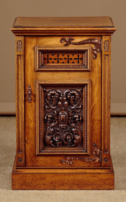 Pollard Oak Pedestal Cabinet C.1880