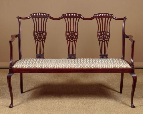 Mahogany Chair Back Settee C.1920
