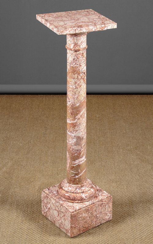 Marble Column Pedestal C.1930