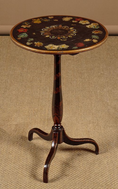 Small Painted Tripod Table C.1830