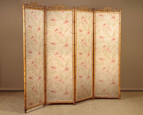 Faux Bamboo Screen C.1890