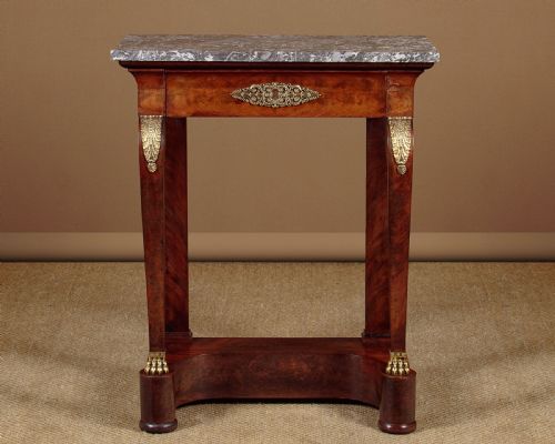 Small Brass Mounted Console Table C.1860
