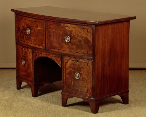 Small Georgian Mahogany Bow Front Sideboard C.1800