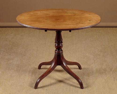 MAHOGANY TILTTOP SIDE TABLE C1820 - ADDITIONAL PHOTO 1