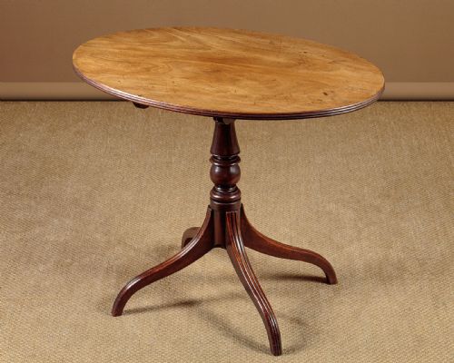 MAHOGANY TILTTOP SIDE TABLE C1820 - ADDITIONAL PHOTO 2