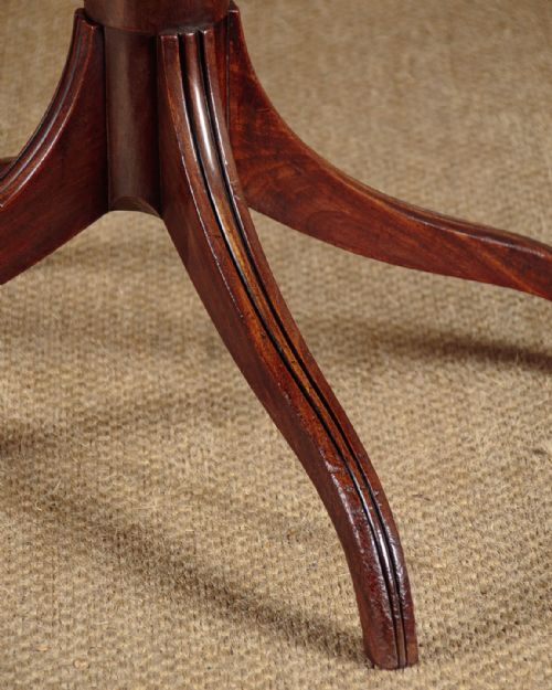 MAHOGANY TILTTOP SIDE TABLE C1820 - ADDITIONAL PHOTO 4