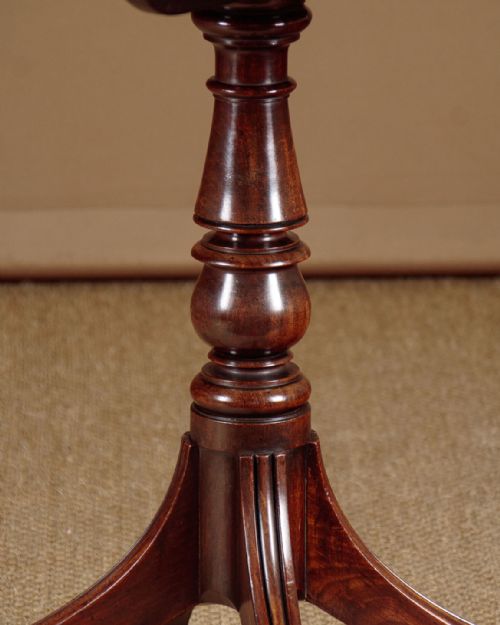 MAHOGANY TILTTOP SIDE TABLE C1820 - ADDITIONAL PHOTO 5
