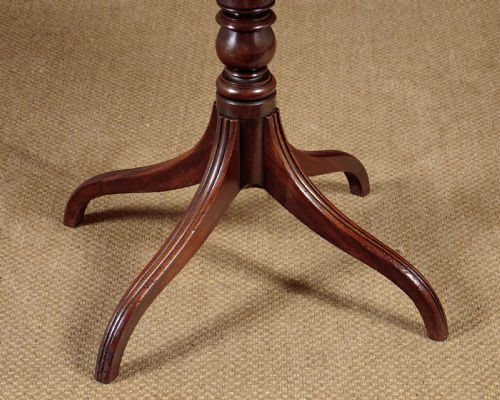 MAHOGANY TILTTOP SIDE TABLE C1820 - ADDITIONAL PHOTO 6