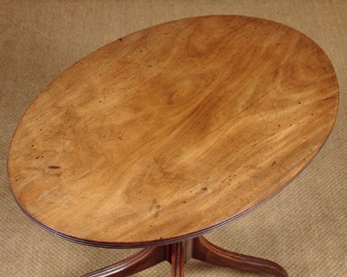 MAHOGANY TILTTOP SIDE TABLE C1820 - ADDITIONAL PHOTO 7