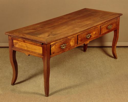 French Cherrywood Kitchen Table C.1810
