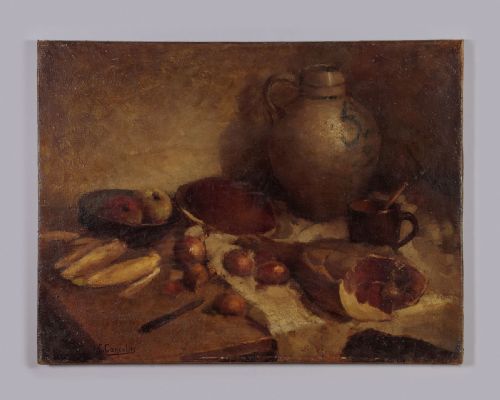 Still Life Painting in Oil on Canvas C.1930