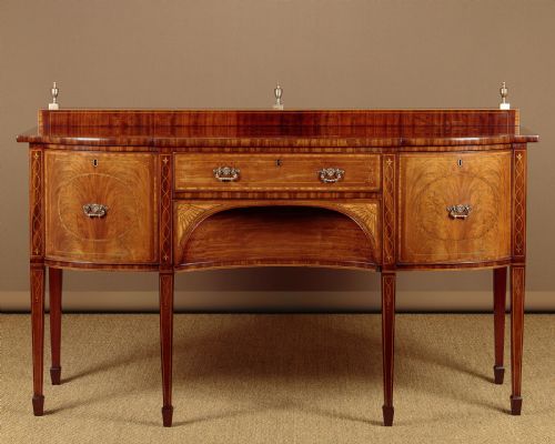 Sheraton Style Bow Front Sideboard C.1820