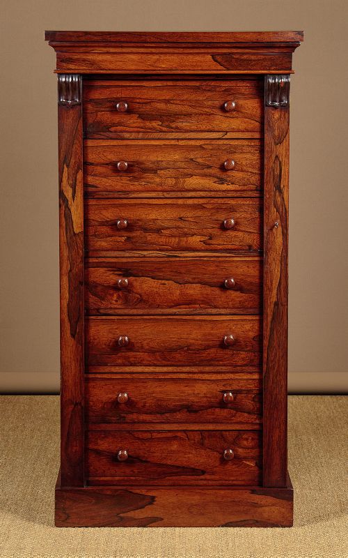 Rosewood Wellington Chest C.1880