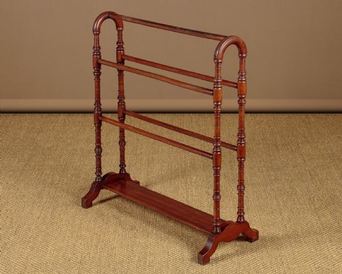 Mahogany Towel Rail C.1890