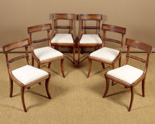 Set of Six Regency Dining Chairs C.1820