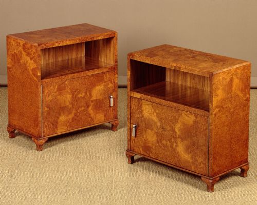 Pair of Art Deco Bedside Cabinets C.1930