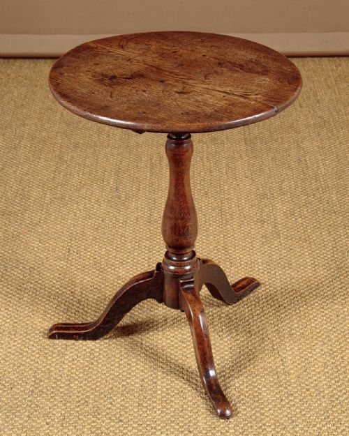 Small Oak Tripod Wine Table C.1820