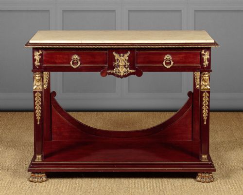 French Empire Style Console Table C.1930