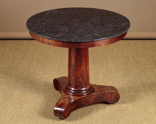 Small Marble Top Gueridon Centre Table C.1830