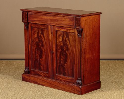William IV Mahogany Chiffonier Side Cabinet C.1835