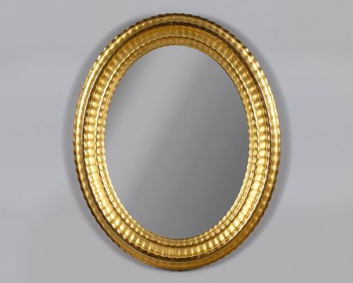 Oval Gilt Frame Mirror C.1910