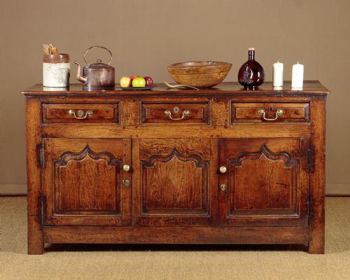 18THC WELSH DRESSER BASE C1760 - ADDITIONAL PHOTO 1