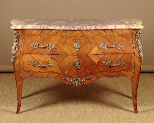 Marble Top Bombe Commode C.1900